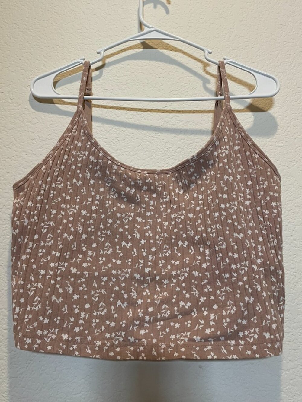 Old Navy Beige Patterned XL Tank Top